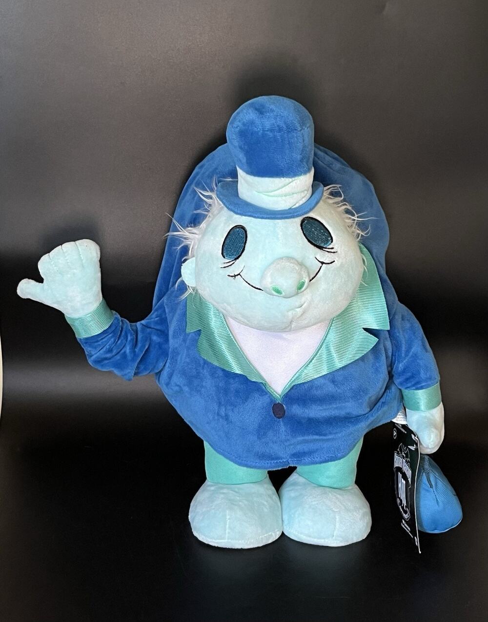 Haunted Mansion Hitchhiking Grim Grinning Ghost Phineas Waddler Plush Music